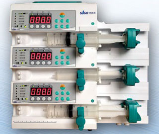 Triple-channel syringe pump DQ-3100