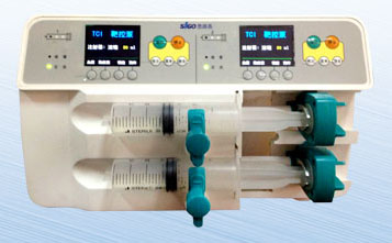 Duel-channel target-contrlol syringe pump DQ-700TCI