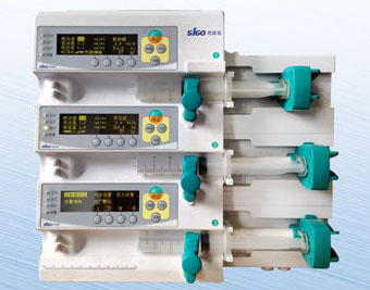 triple-channel target-contrlol syringe pump DQ-800TCI